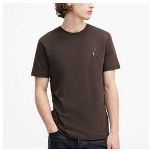 AllSaints Brace Brushed Cotton Crew Neck T-Shirt